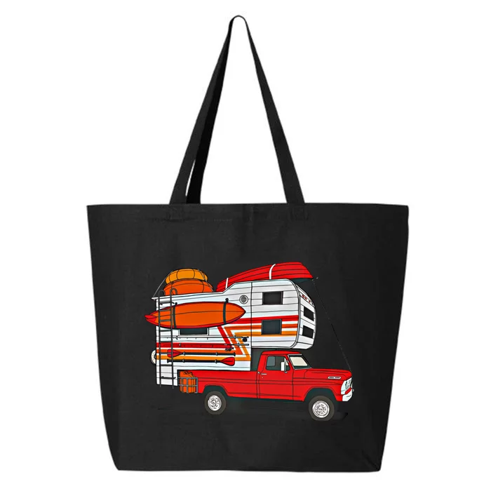 Camping Truck Boats Watercraft Kayaks And Paddleboards Cool Gift 25L Jumbo Tote