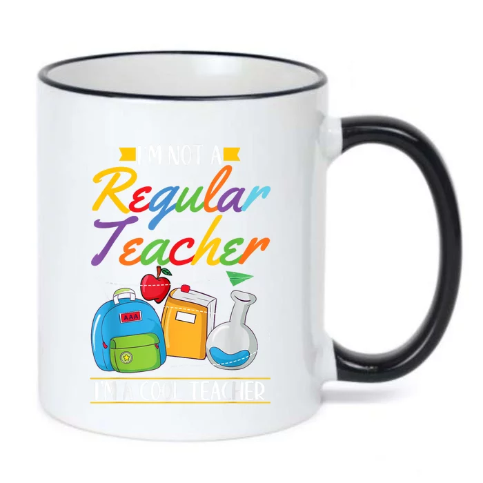 Cool Teacher Back To School 1st Day Educator Teaching Black Color Changing Mug