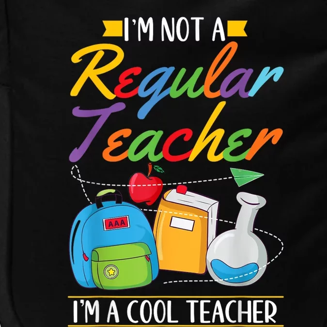 Cool Teacher Back To School 1st Day Educator Teaching Impact Tech Backpack