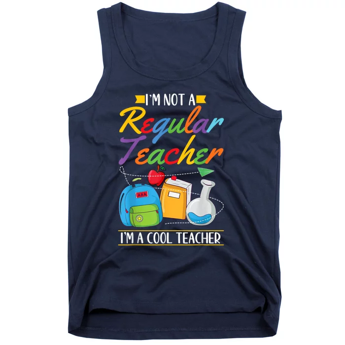 Cool Teacher Back To School 1st Day Educator Teaching Tank Top