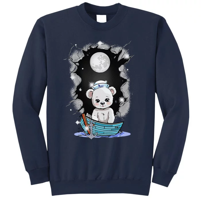 Cute Teddy Bear Teddy Bear Sailor Mystical Maritime Child Sweatshirt