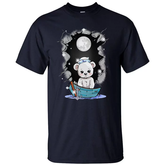 Cute Teddy Bear Teddy Bear Sailor Mystical Maritime Child Tall T-Shirt