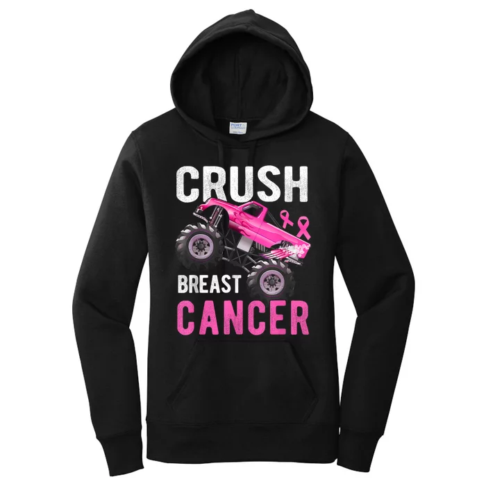 Crush Truck Breast Cancer Women's Pullover Hoodie