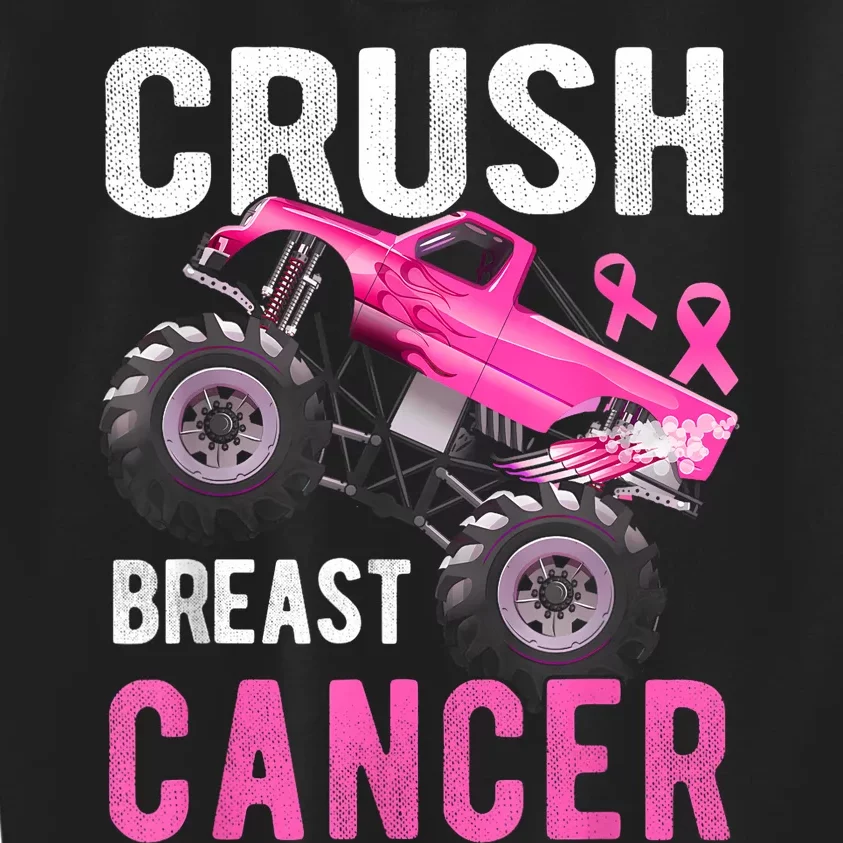 Crush Truck Breast Cancer Kids Sweatshirt