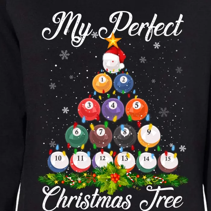 Christmas Tree Billiards Ugly Xmas Sweater Great Gift Womens California Wash Sweatshirt