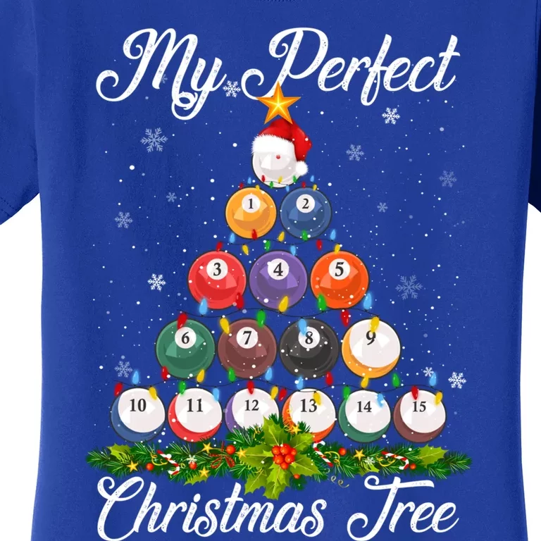 Christmas Tree Billiards Ugly Xmas Sweater Great Gift Women's T-Shirt