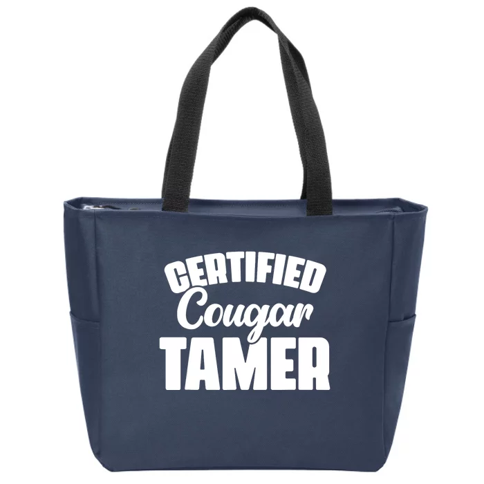 Cougar Tamer Bait Hunter Slayer Cougars Zip Tote Bag