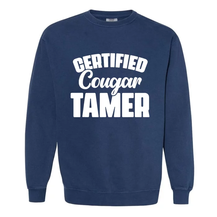 Cougar Tamer Bait Hunter Slayer Cougars Garment-Dyed Sweatshirt