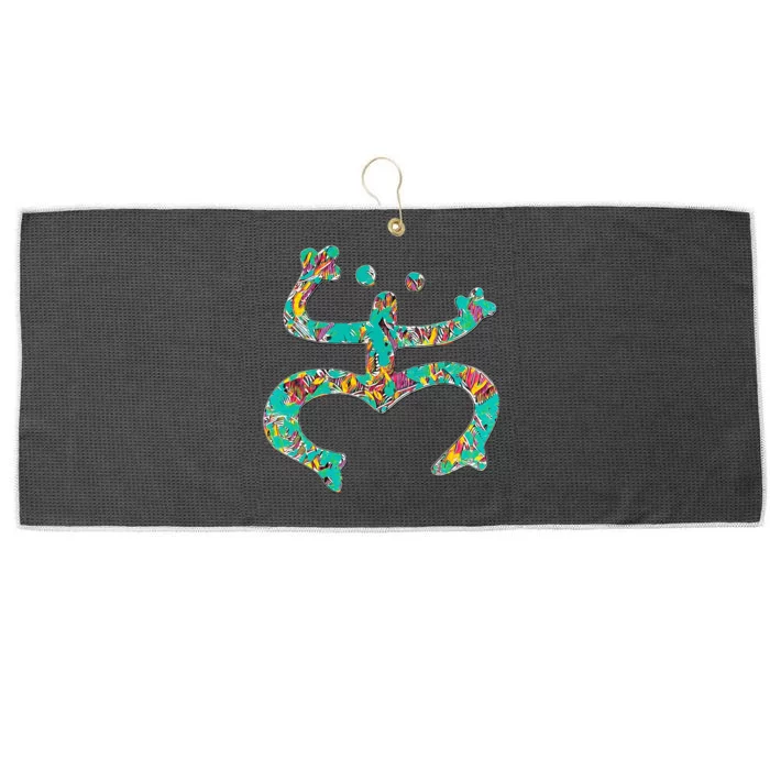 Coqui Taino Boricua Gift Puerto Rico Coqui Taino Large Microfiber Waffle Golf Towel