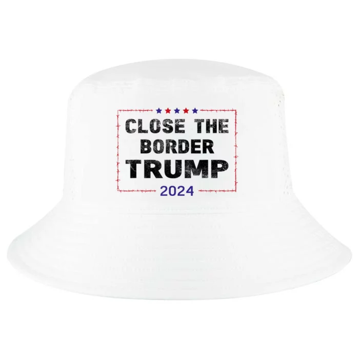 Close The Border Trump 2024 Cool Comfort Performance Bucket Hat