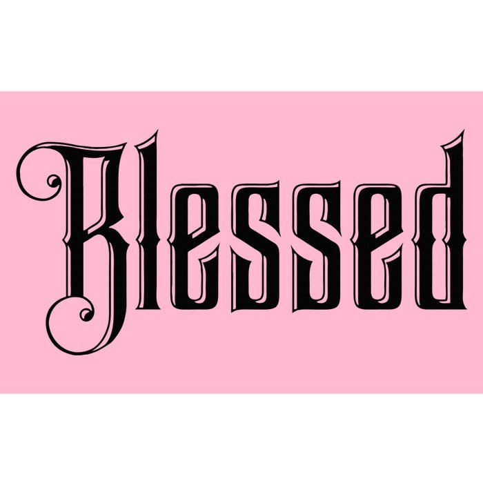 Christian T Blessed Black Bible Verses Bumper Sticker