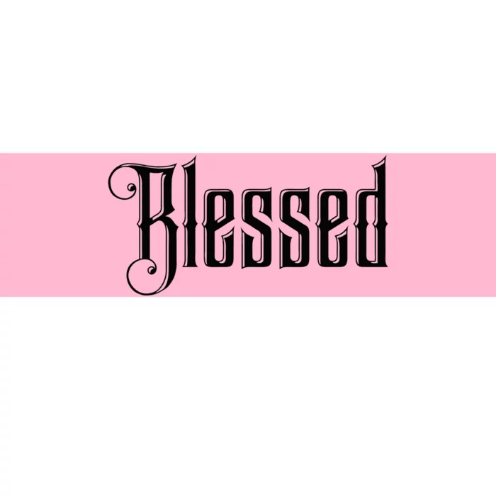 Christian T Blessed Black Bible Verses Bumper Sticker