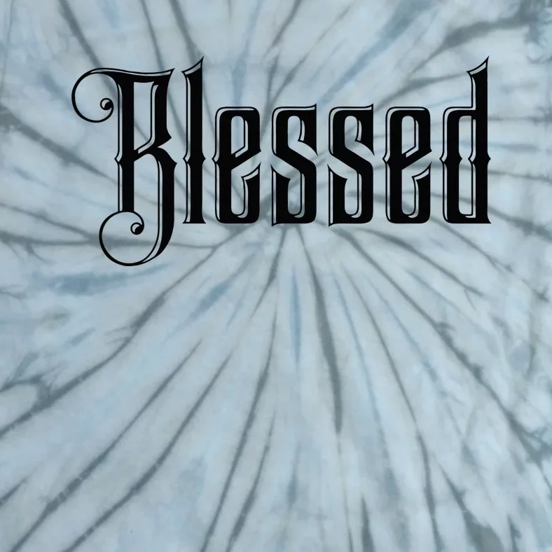 Christian T Blessed Black Bible Verses Tie-Dye T-Shirt