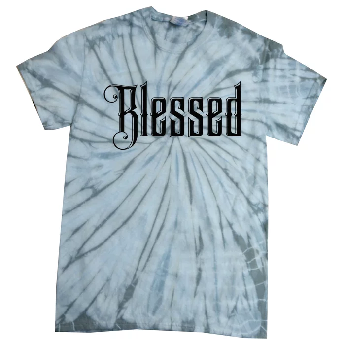 Christian T Blessed Black Bible Verses Tie-Dye T-Shirt