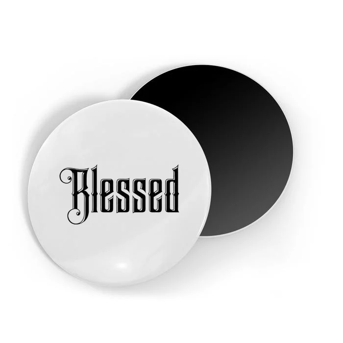 Christian T Blessed Black Bible Verses Magnet