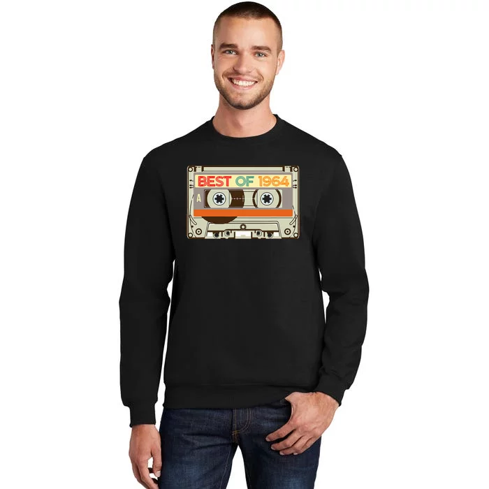 Cassette Tape Birthday Gifts Born In Best Of 1964 Sweatshirt