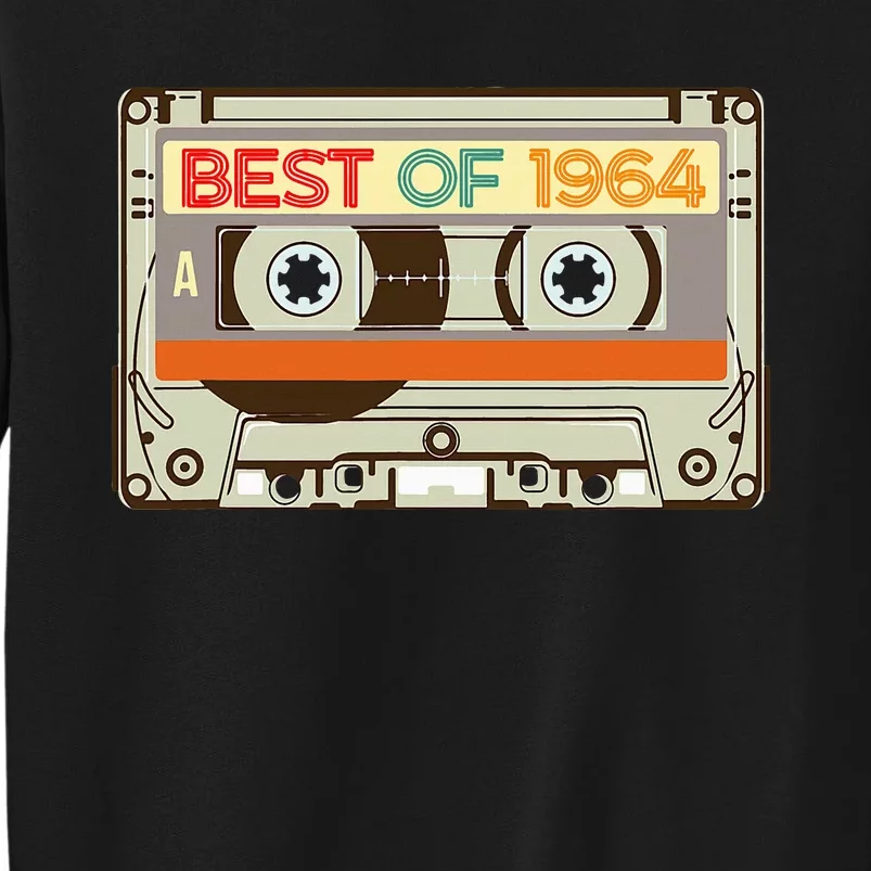 Cassette Tape Birthday Gifts Born In Best Of 1964 Sweatshirt