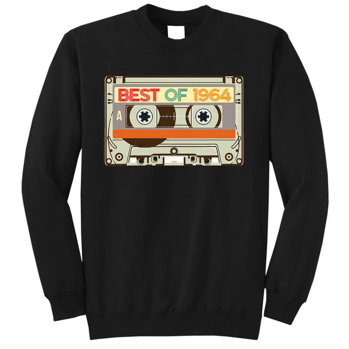 Cassette Tape Birthday Gifts Born In Best Of 1964 Sweatshirt