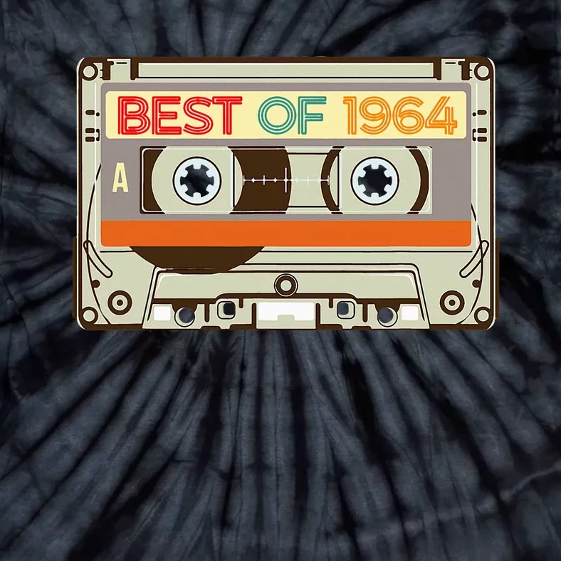 Cassette Tape Birthday Gifts Born In Best Of 1964 Tie-Dye T-Shirt