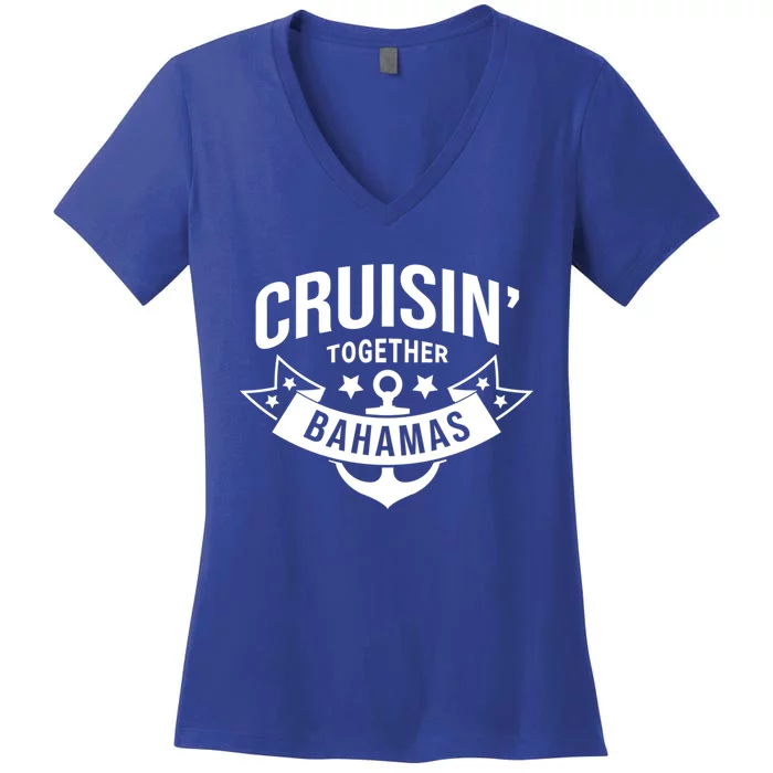 Cruisin Together Bahamas Gift Women's V-Neck T-Shirt