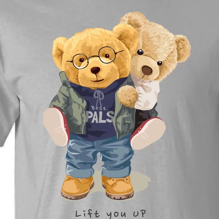 Cute Teddy Bear Lift You Up Tall T-Shirt