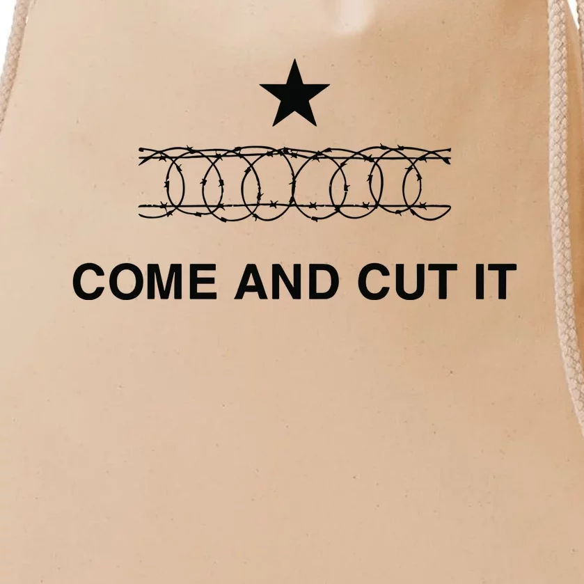 Chummytees Texas Border Come And Cut It Drawstring Bag