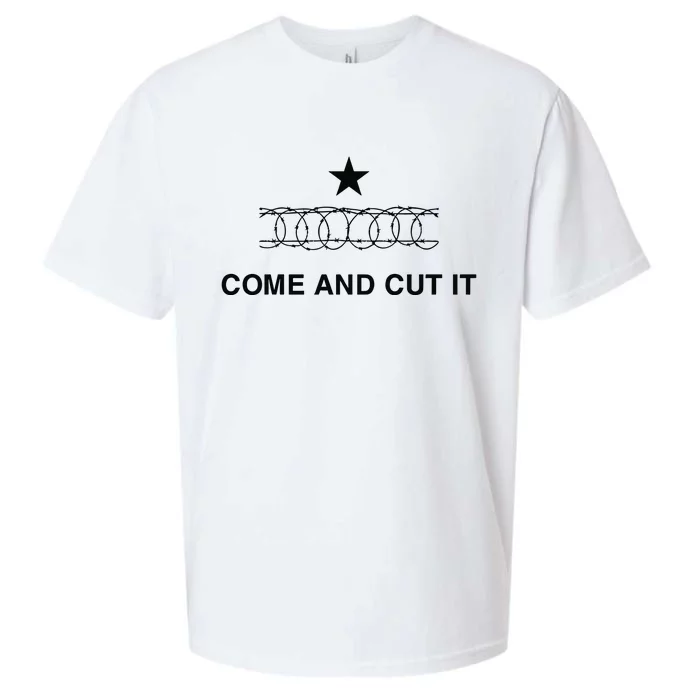 Chummytees Texas Border Come And Cut It Sueded Cloud Jersey T-Shirt