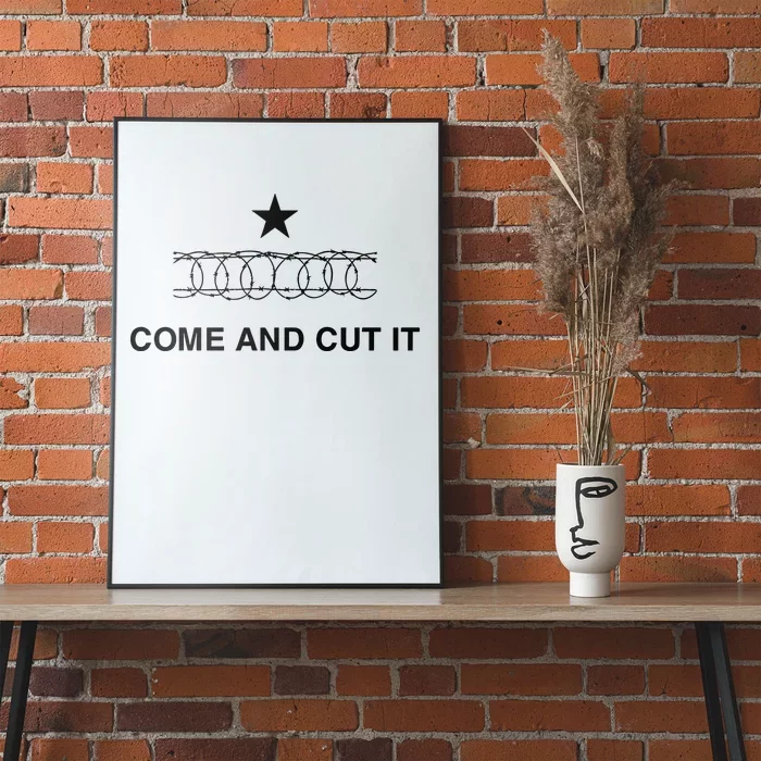 Chummytees Texas Border Come And Cut It Poster