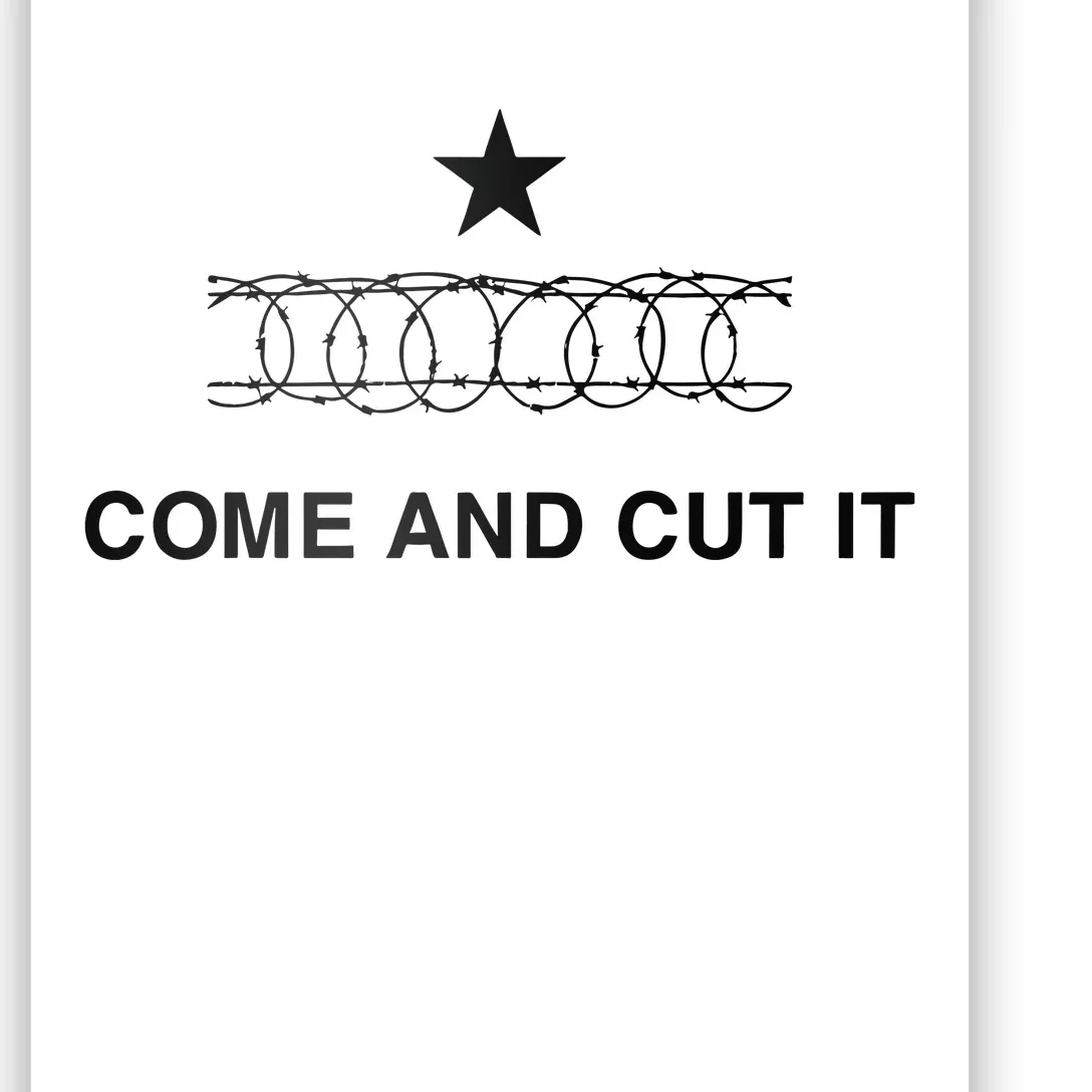 Chummytees Texas Border Come And Cut It Poster