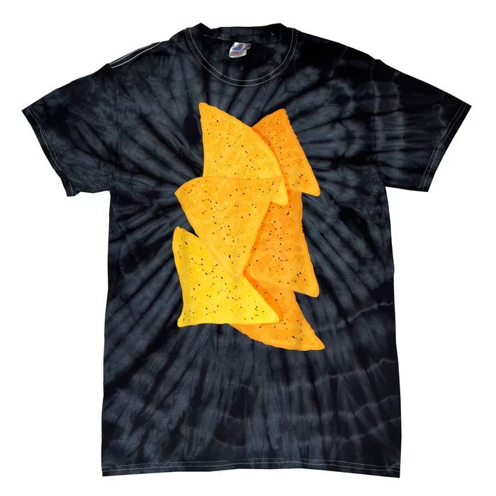 Chips Tortilla Chips Costume Tie-Dye T-Shirt