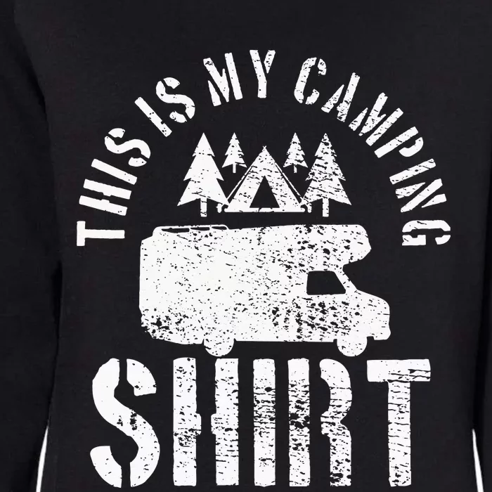 Camping Trailer Camper Van Mobile Home Caravan Motorhome Womens California Wash Sweatshirt