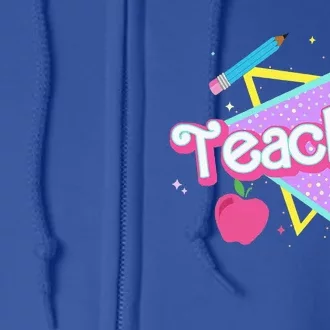 Cute Teacher Full Zip Hoodie