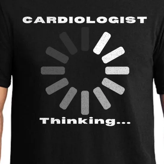 Cardiologist Thinking Cardiology Heart Surgeon Funny Doctor Cool Gift Pajama Set