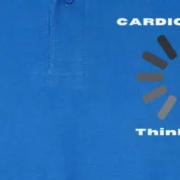 Cardiologist Thinking Cardiology Heart Surgeon Funny Doctor Cool Gift Softstyle Adult Sport Polo