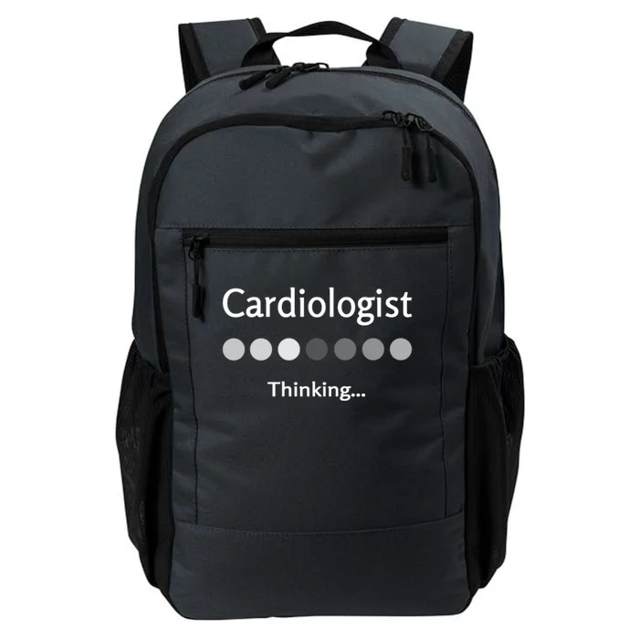 Cardiologist Thinking Cardiology Heart Surgeon Work Quote Cool Gift Daily Commute Backpack