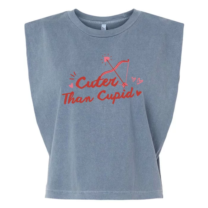 Cuter Than Cupid Cute Valentine's Day Garment-Dyed Women's Muscle Tee