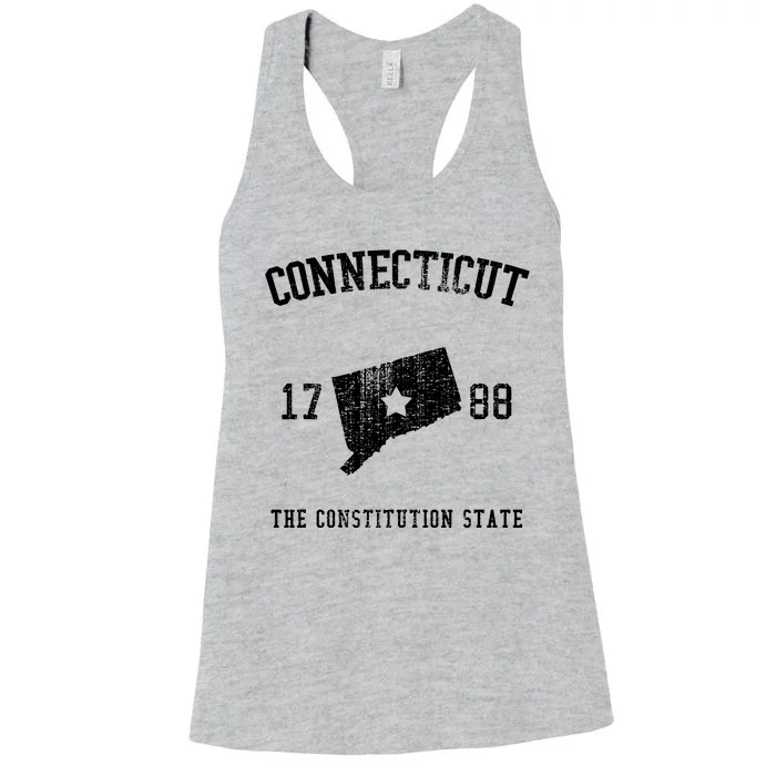 Connecticut The Constitution State Vintage Women's Racerback Tank