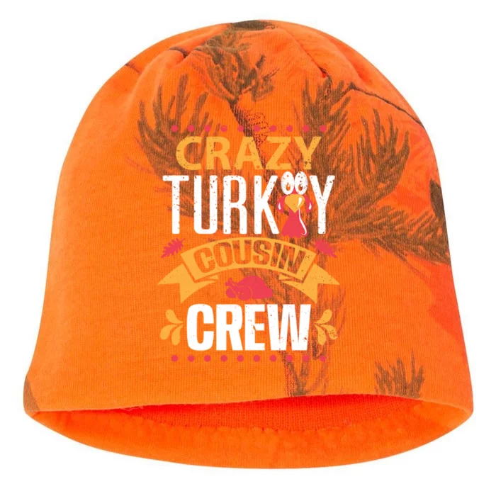 Crazy Turkey Cousin Crew Thanksgiving Family Member Gift Kati - Camo Knit Beanie