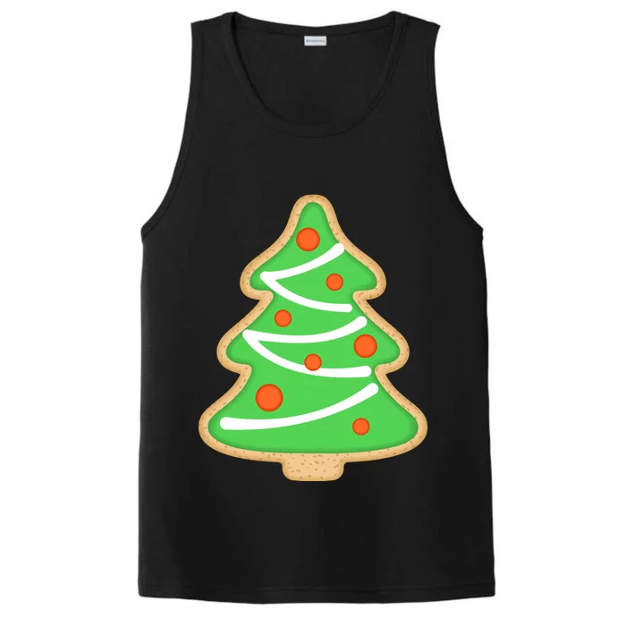 Christmas Tree Cookie Cute Holiday Performance Tank