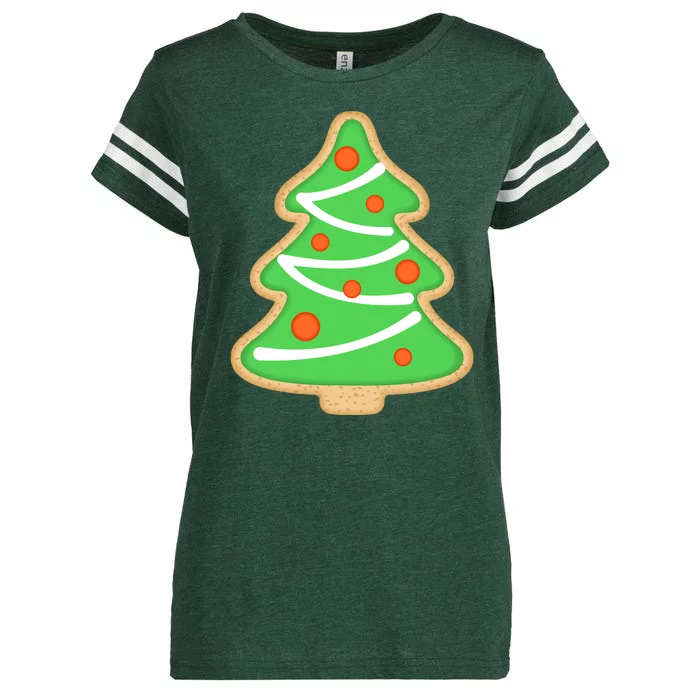 Christmas Tree Cookie Cute Holiday Enza Ladies Jersey Football T-Shirt