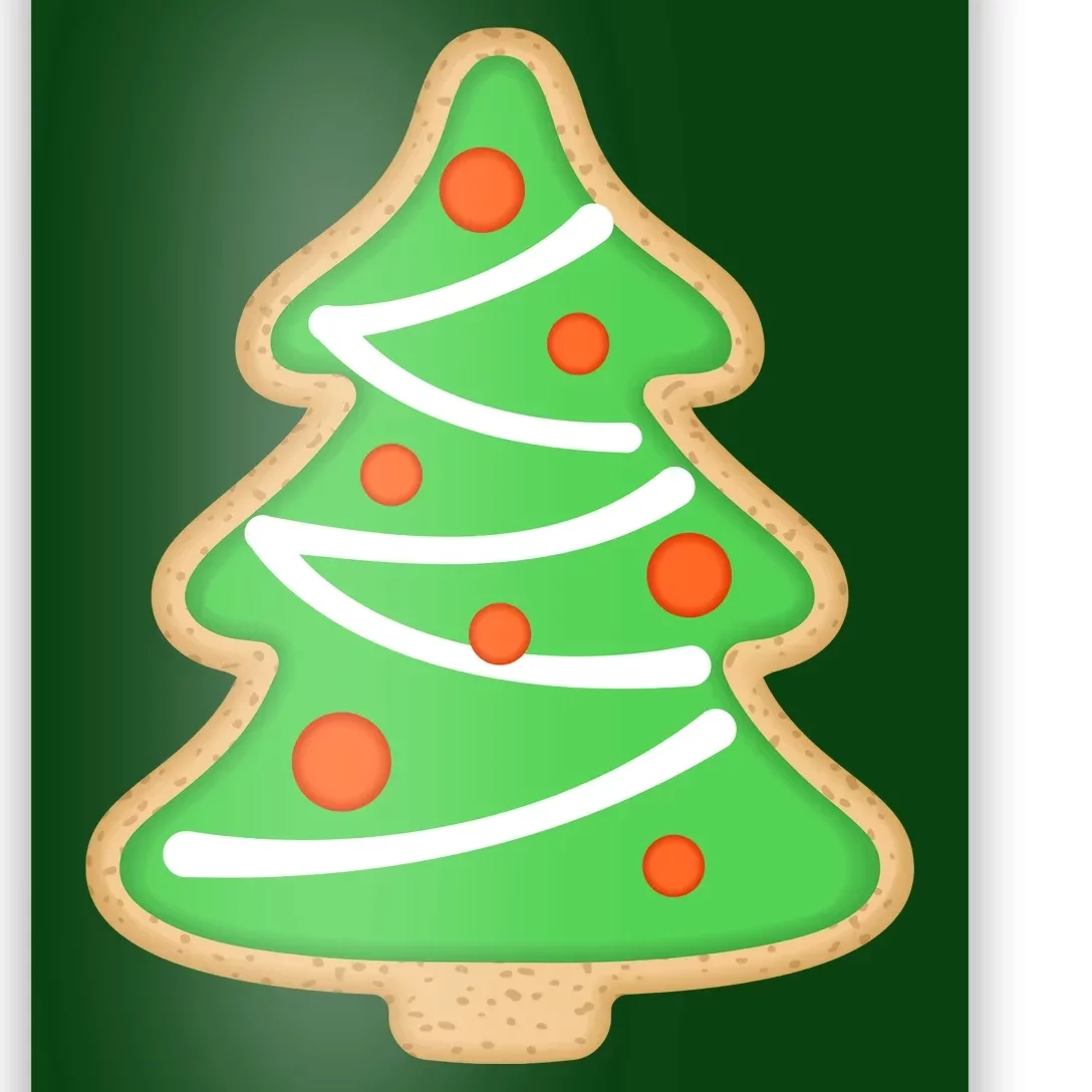 Christmas Tree Cookie Cute Holiday Poster