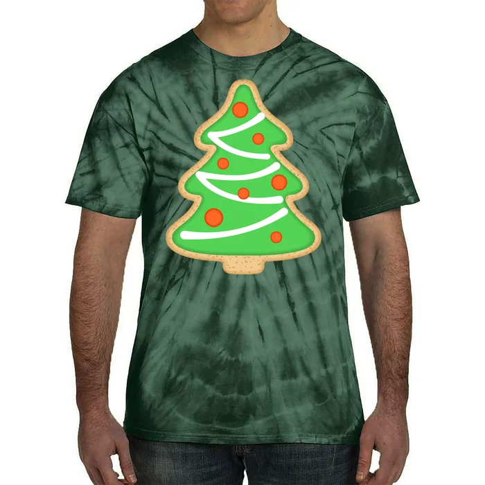 Christmas Tree Cookie Cute Holiday Tie-Dye T-Shirt