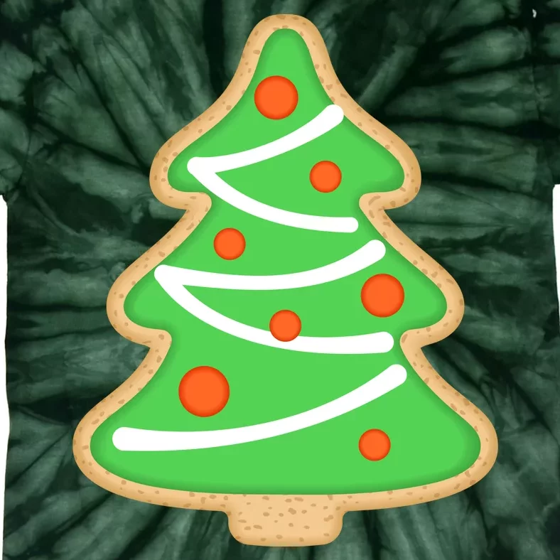 Christmas Tree Cookie Cute Holiday Tie-Dye T-Shirt