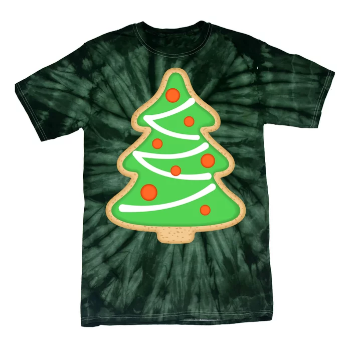 Christmas Tree Cookie Cute Holiday Tie-Dye T-Shirt