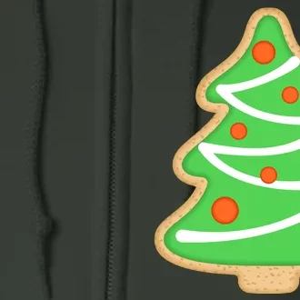 Christmas Tree Cookie Cute Holiday Full Zip Hoodie