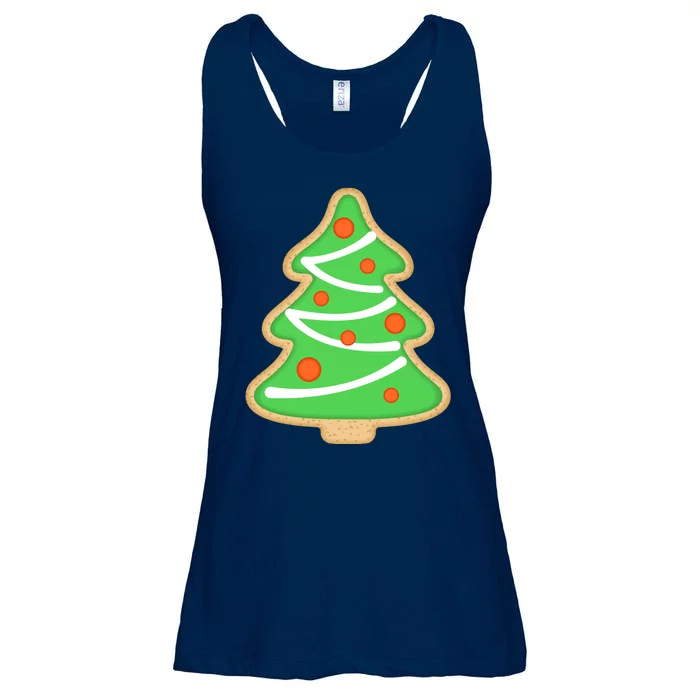 Christmas Tree Cookie Cute Holiday Ladies Essential Flowy Tank