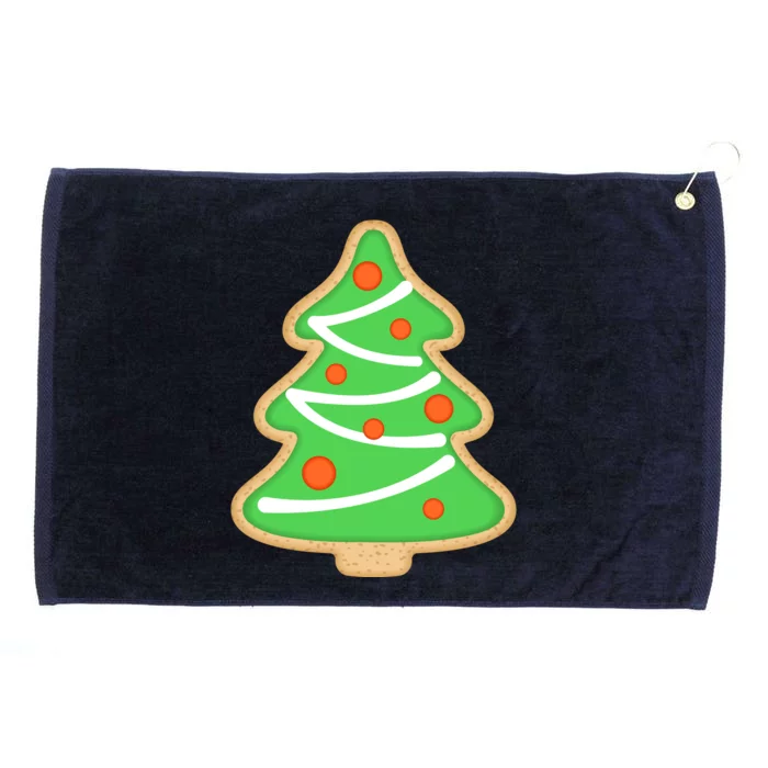 Christmas Tree Cookie Cute Holiday Grommeted Golf Towel