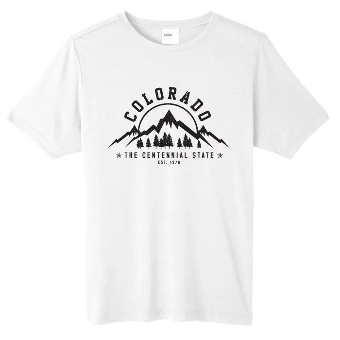 Colorado The Centennial State Est 1867 Mountains Gift ChromaSoft Performance T-Shirt