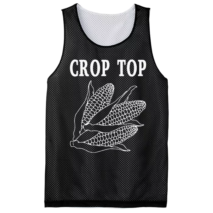 Crop Top Corn Mesh Reversible Basketball Jersey Tank