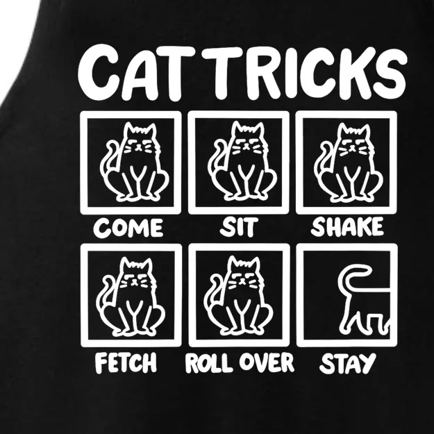 Cat Tricks Ladies Tri-Blend Wicking Tank